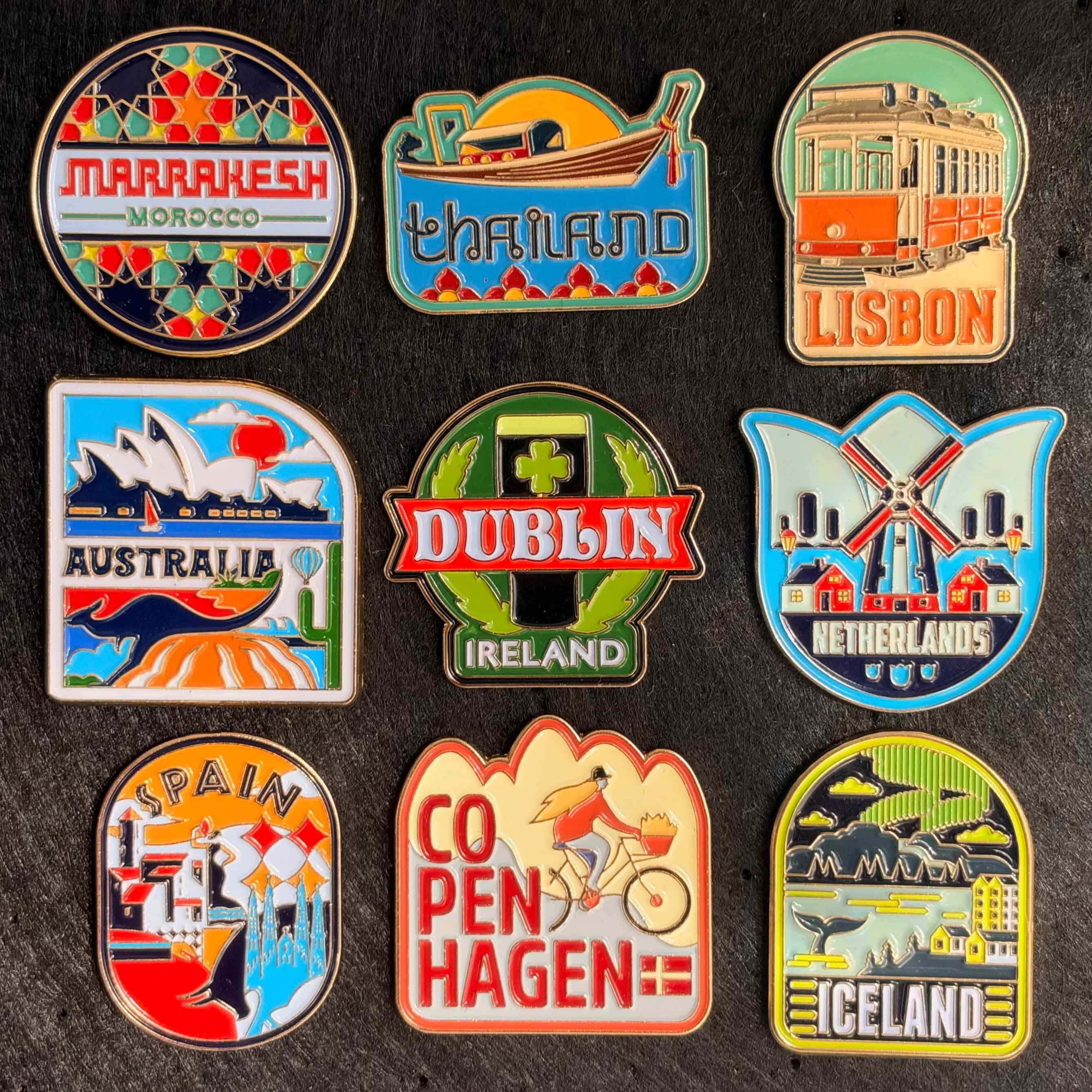 Enamel Pins – Travelpatches.co.uk