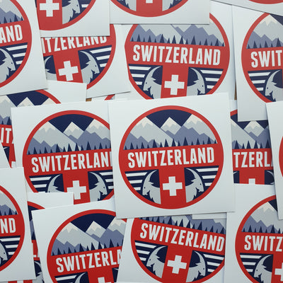 Switzerland Vinyl Sticker