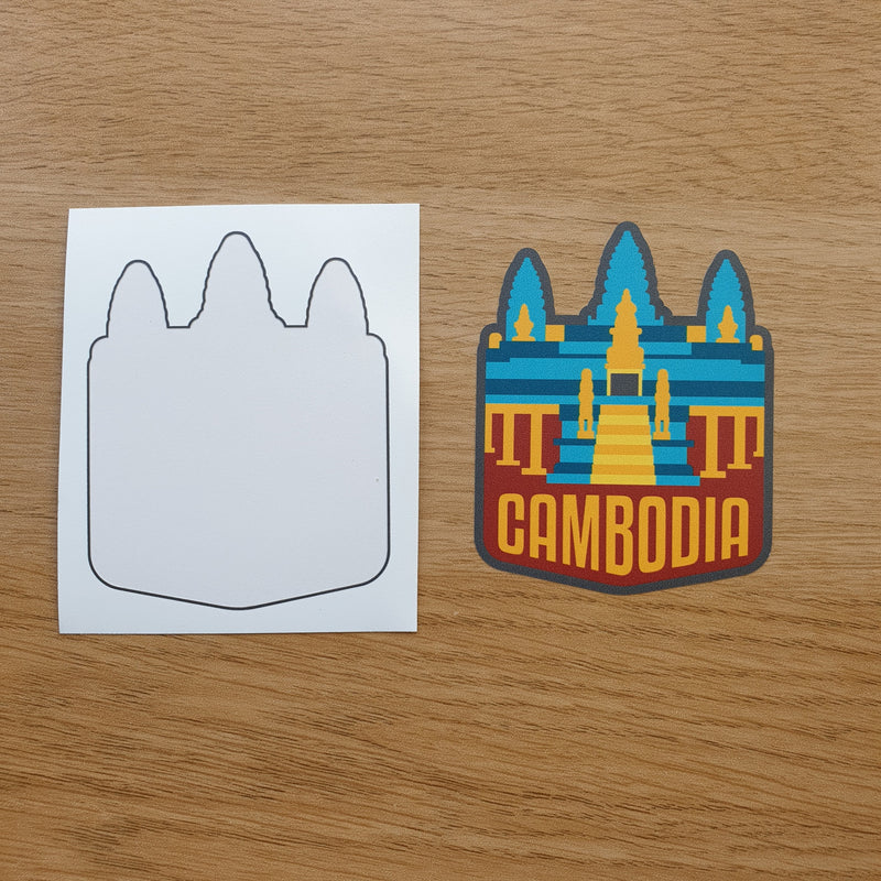 Cambodia Vinyl Sticker
