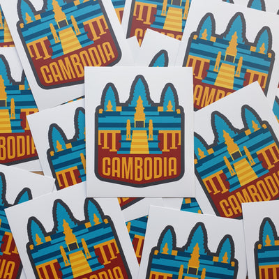 Cambodia Vinyl Sticker