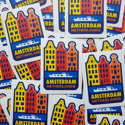 Amsterdam Vinyl Sticker