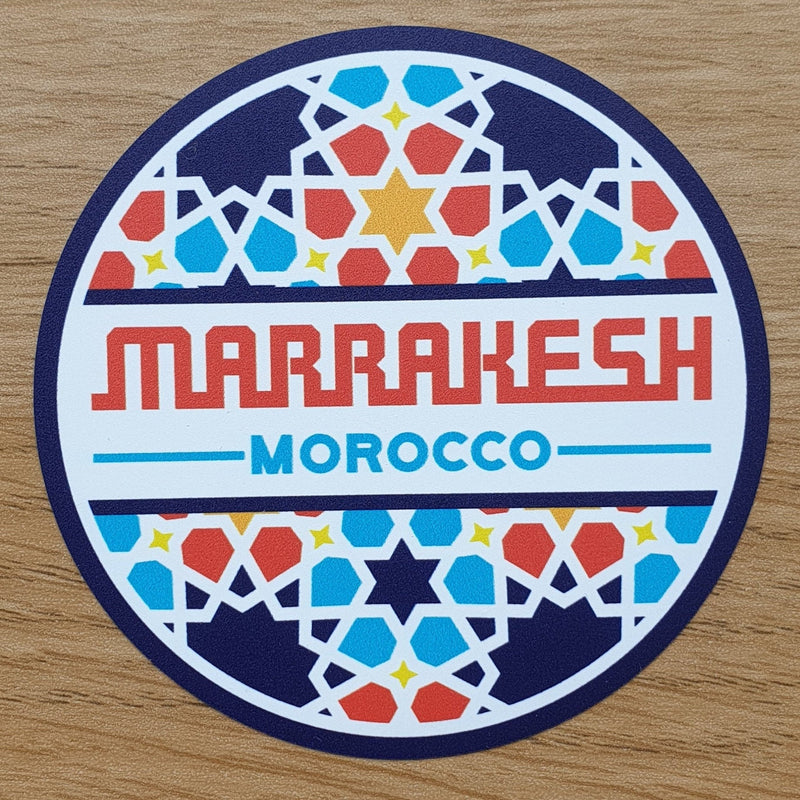Marrakesh Morocco Vinyl Sticker