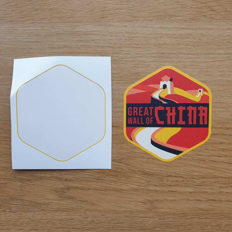 China Vinyl Sticker