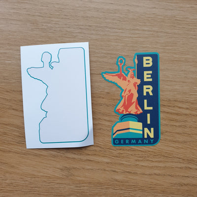 Berlin Germany Vinyl Sticker