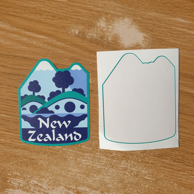 New Zealand Vinyl Sticker