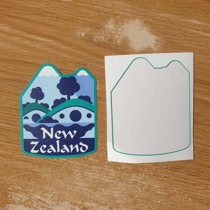 New Zealand Vinyl Sticker