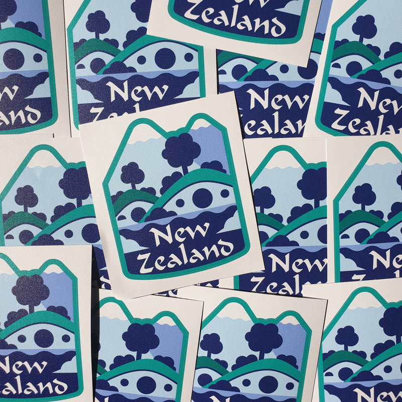 New Zealand Vinyl Sticker