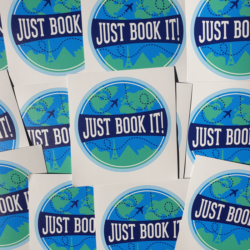 Just Book It Vinyl Sticker