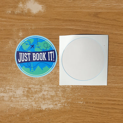 Just Book It Vinyl Sticker