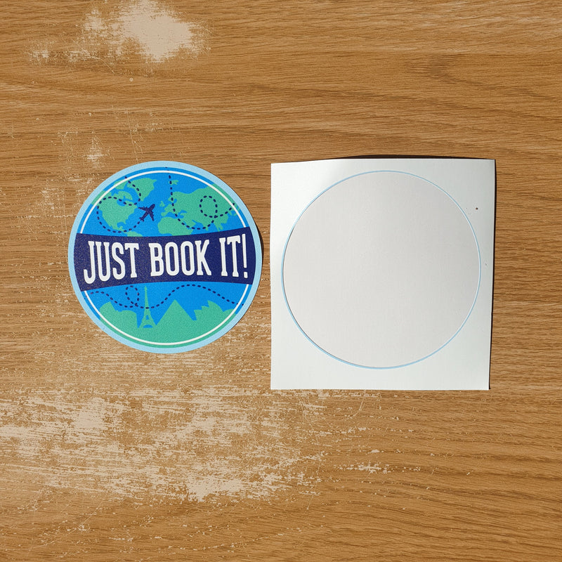 Just Book It Vinyl Sticker