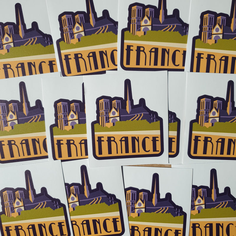 France Vinyl Sticker