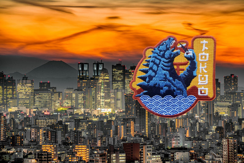 Tokyo Japan Godzilla Sushi Patch