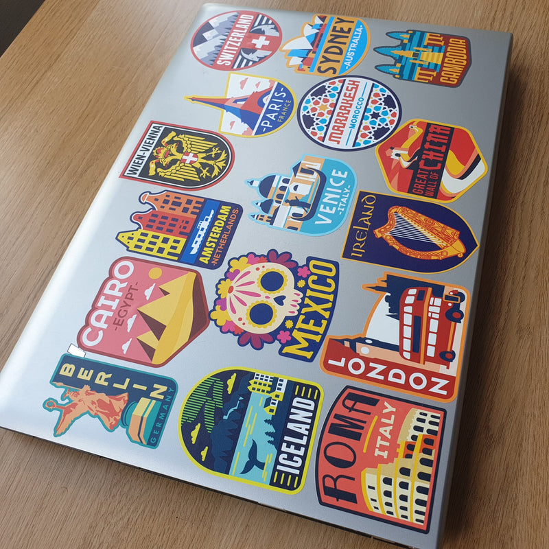 Oslo, Norway, Vinyl Sticker