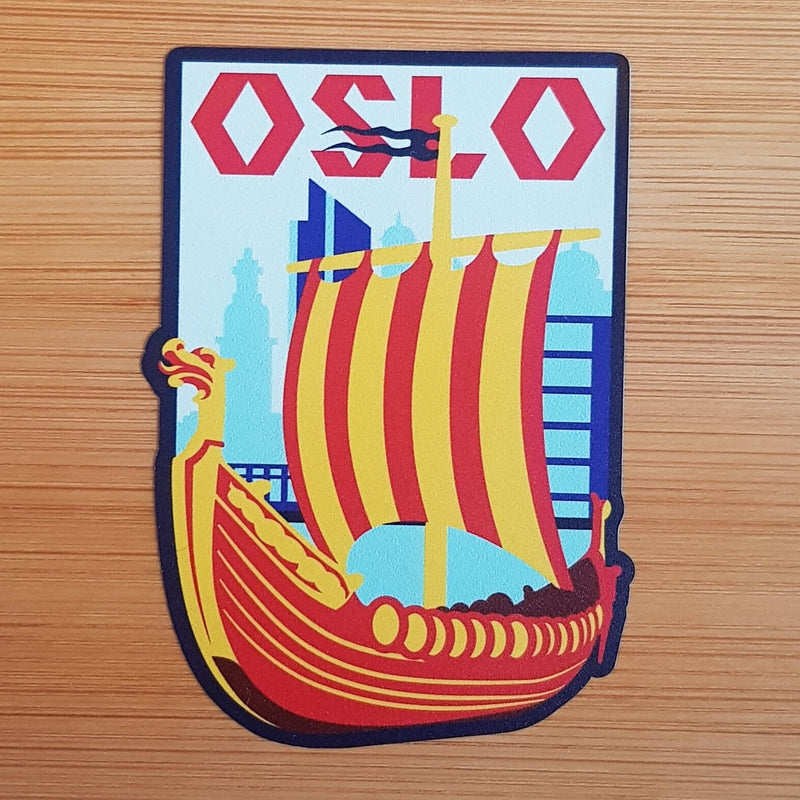 Oslo, Norway, Vinyl Sticker