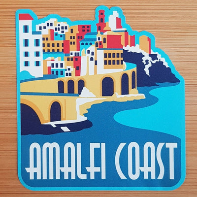 Amalfi Coast, Italy, Vinyl Sticker