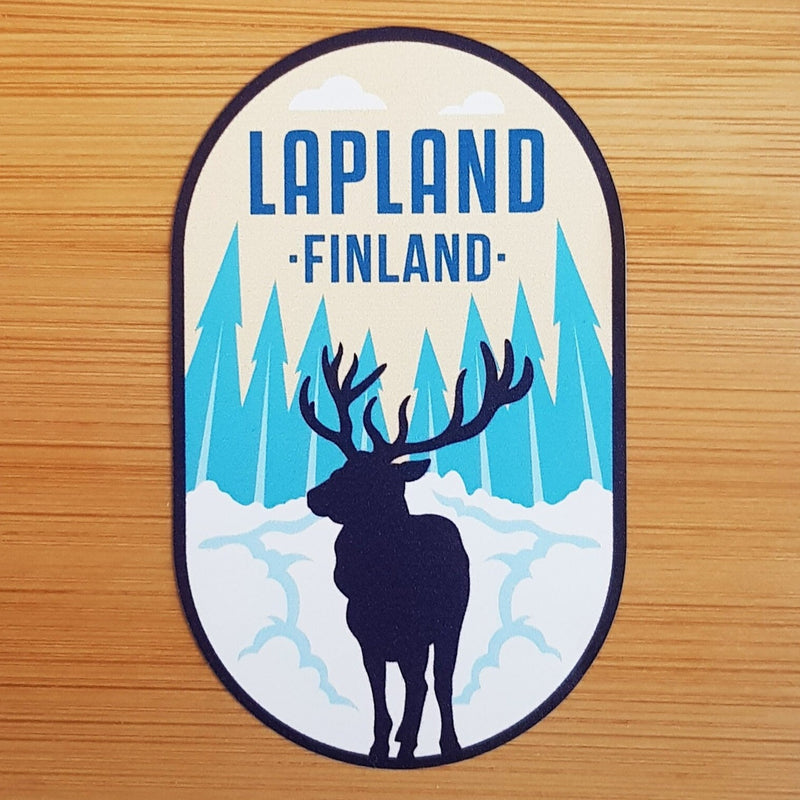Lapland, Finland, Vinyl Sticker
