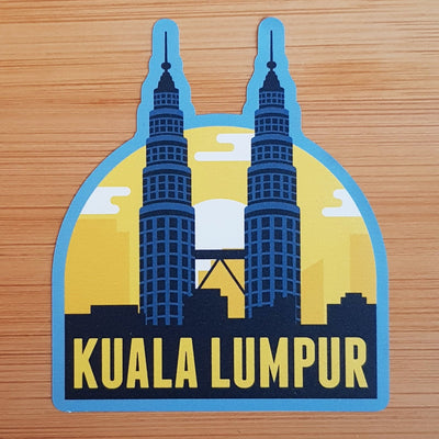 Kuala Lumpur, Malaysia, Vinyl Sticker