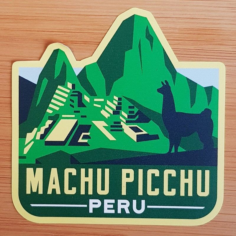 Machu Picchu, Peru, Vinyl Sticker