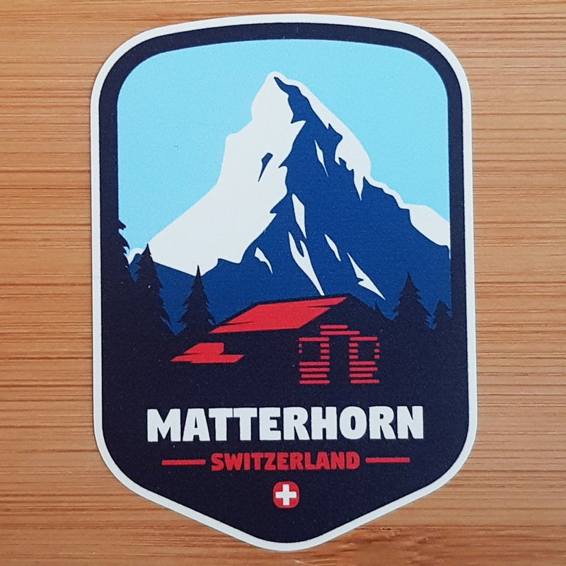 Matterhorn, Switzerland, Vinyl Sticker
