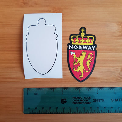 Norway Coat of Arms Vinyl Sticker