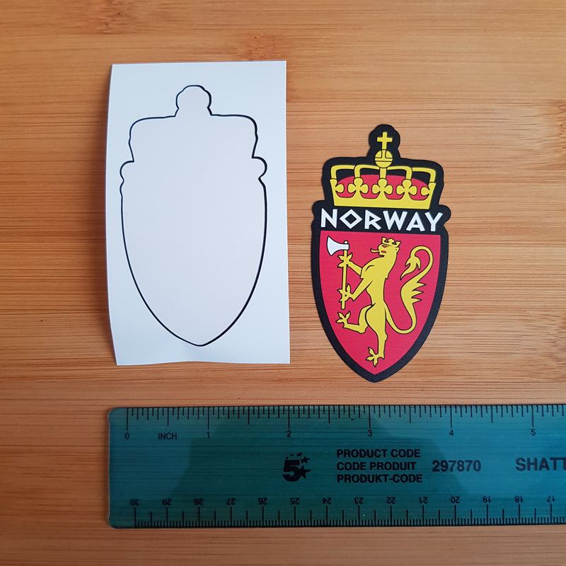 Norway Coat of Arms Vinyl Sticker