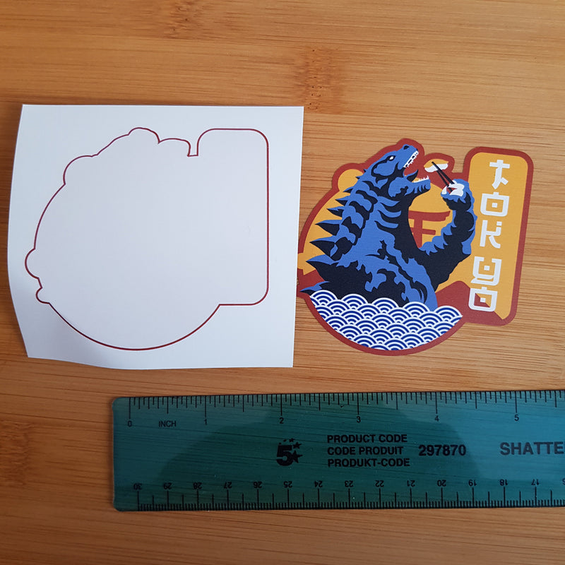 Tokyo, Japan, Vinyl Sticker,