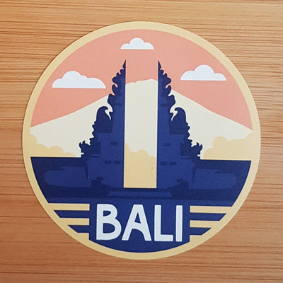 Bali, Indonesia, Vinyl Sticker