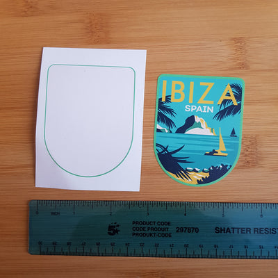 Ibiza, Spain Vinyl Sticker