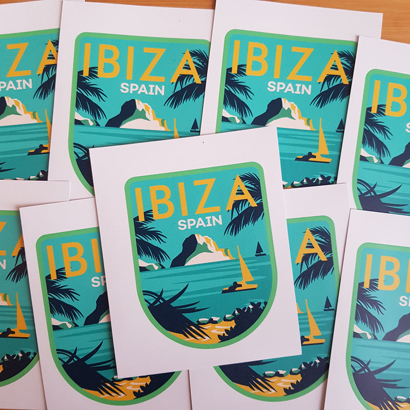 Ibiza, Spain Vinyl Sticker
