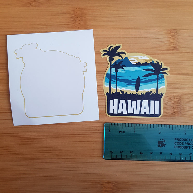 Hawaii, Vinyl Sticker
