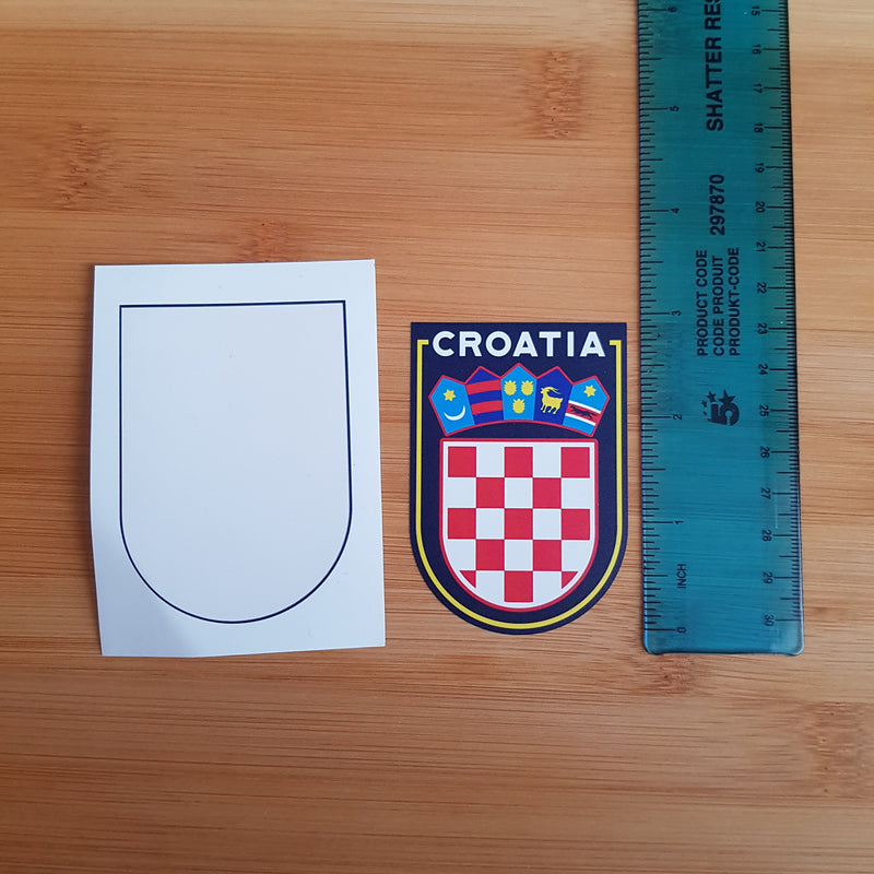Croatia, Vinyl Sticker
