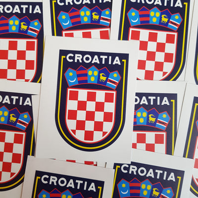 Croatia, Vinyl Sticker