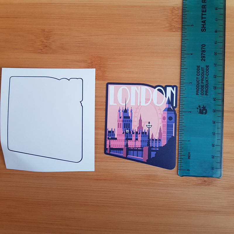 London, England, Vinyl Sticker