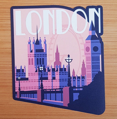 London, England, Vinyl Sticker