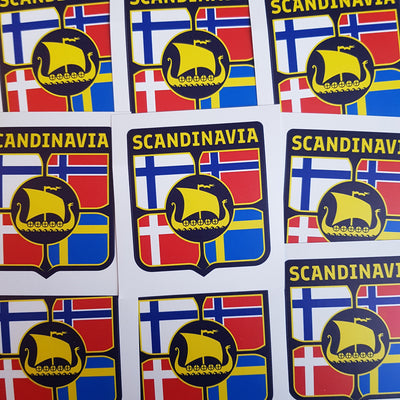 Scandinavia, Vinyl Sticker