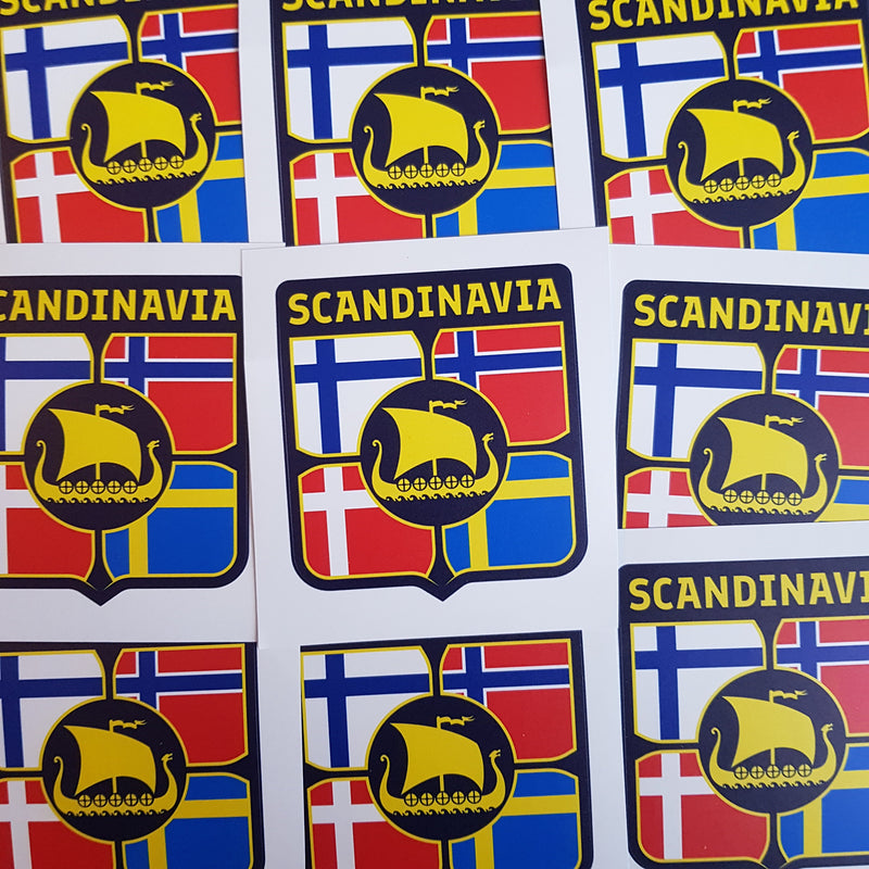 Scandinavia, Vinyl Sticker