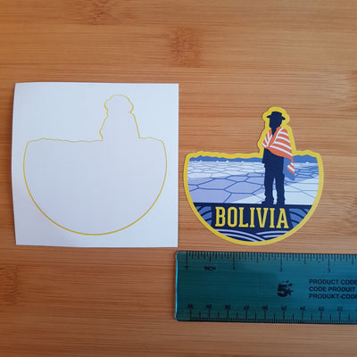 Bolivia, Vinyl Sticker