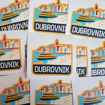 Dubrovnik, Croatia, Vinyl Sticker