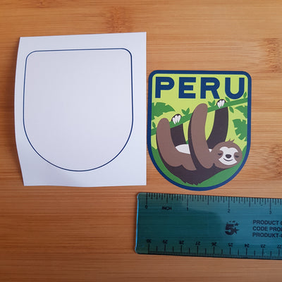 Peru, Vinyl Sticker