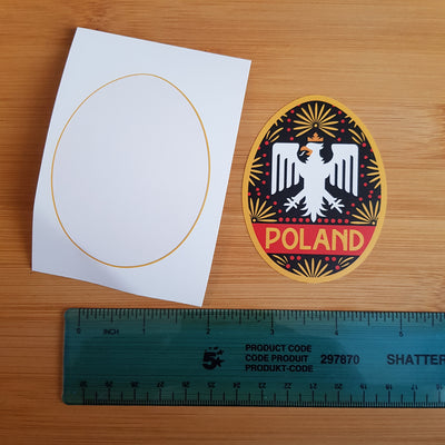 Poland, Vinyl Sticker