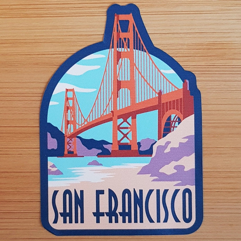 San Francisco, USA, Vinyl Sticker