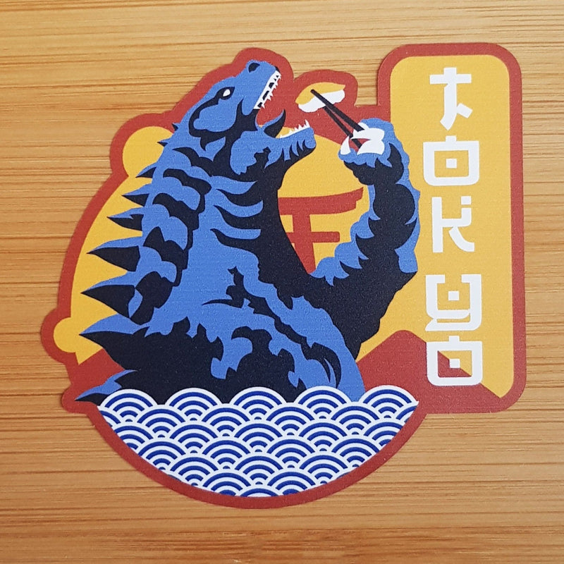 Tokyo, Japan, Vinyl Sticker,