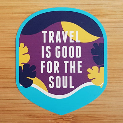 Travel is Good for the Soul, Vinyl Sticker