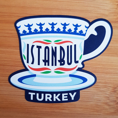 Istanbul, Turkey, Vinyl Sticker