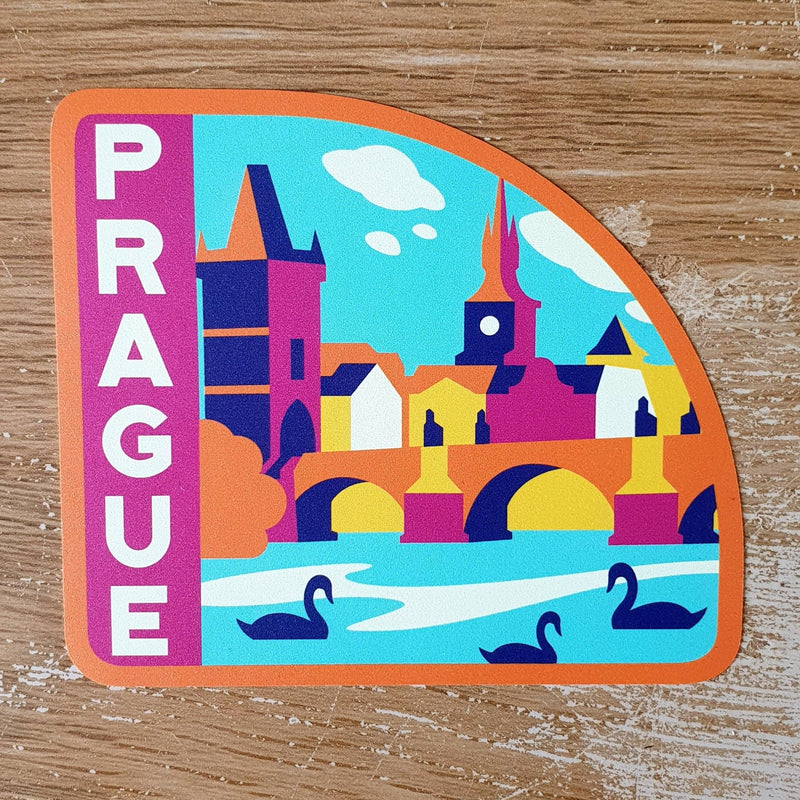 Prague Czech Republic Vinyl Sticker