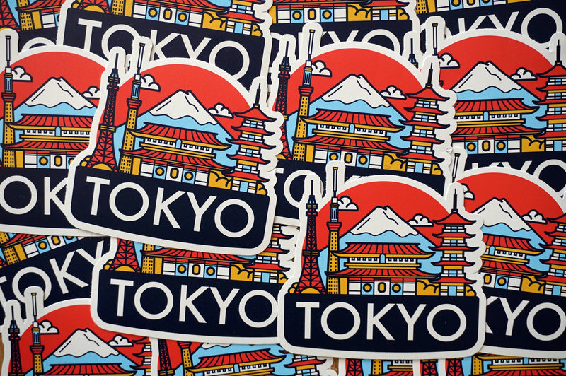 Tokyo Japan Vinyl Sticker
