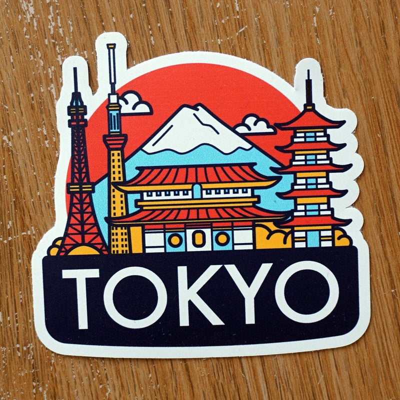 Tokyo Japan Vinyl Sticker