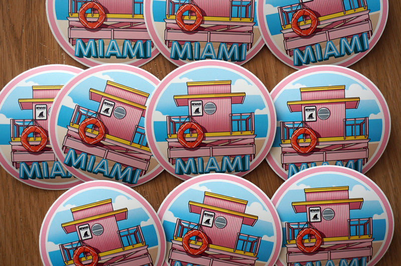 Miami USA Vinyl Sticker