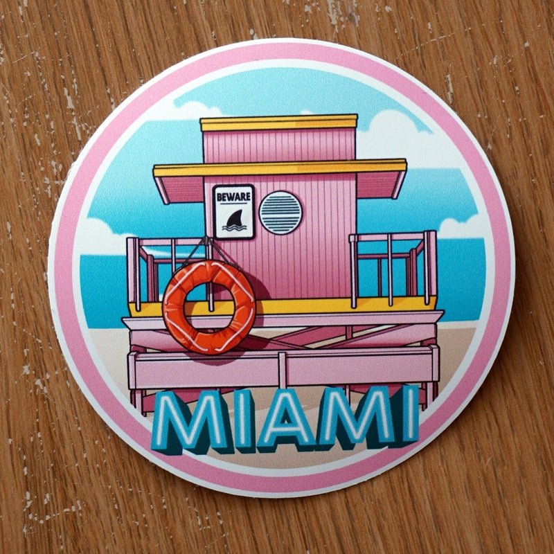 Miami USA Vinyl Sticker