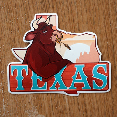 Texas USA Vinyl Sticker